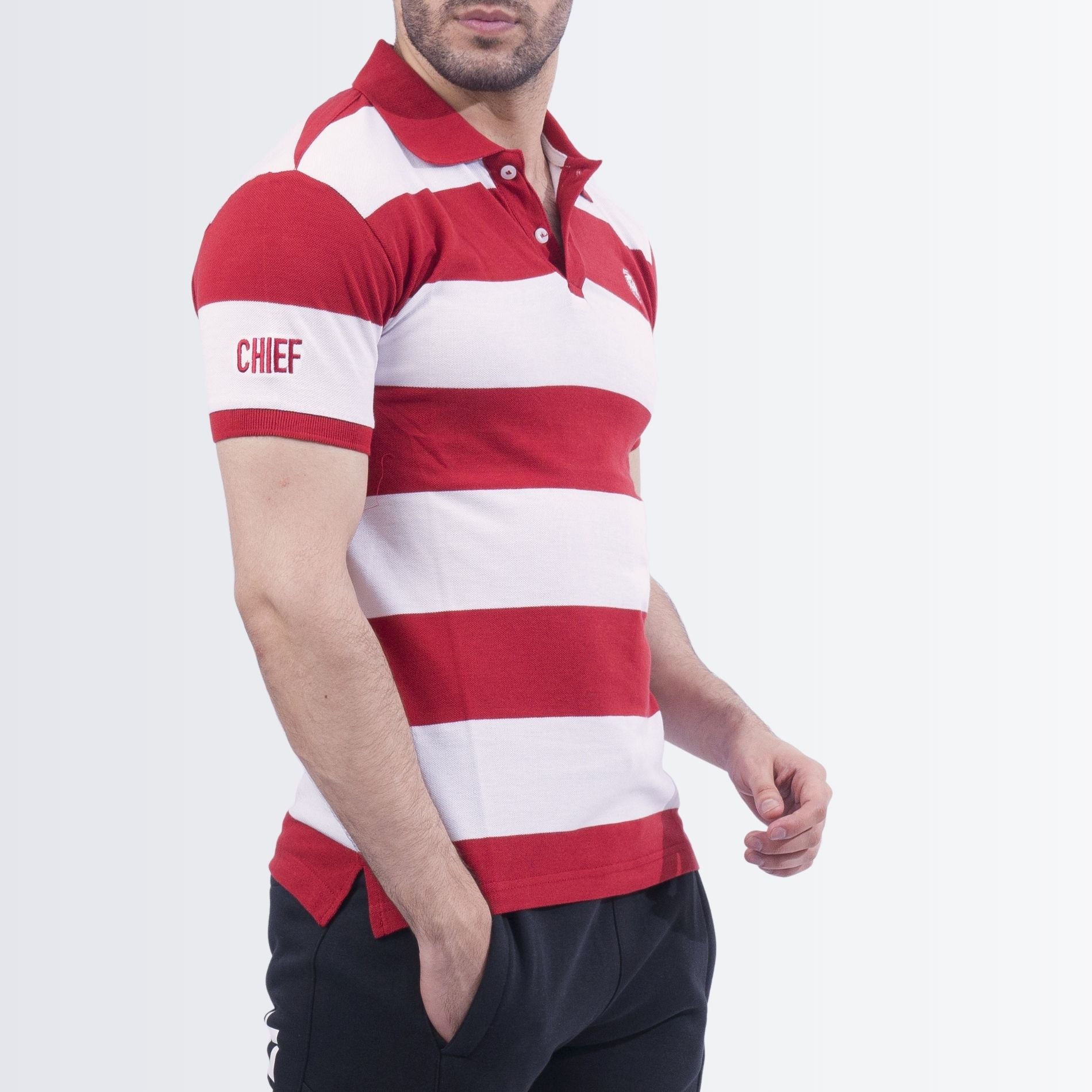 Stripe Polo Shirt